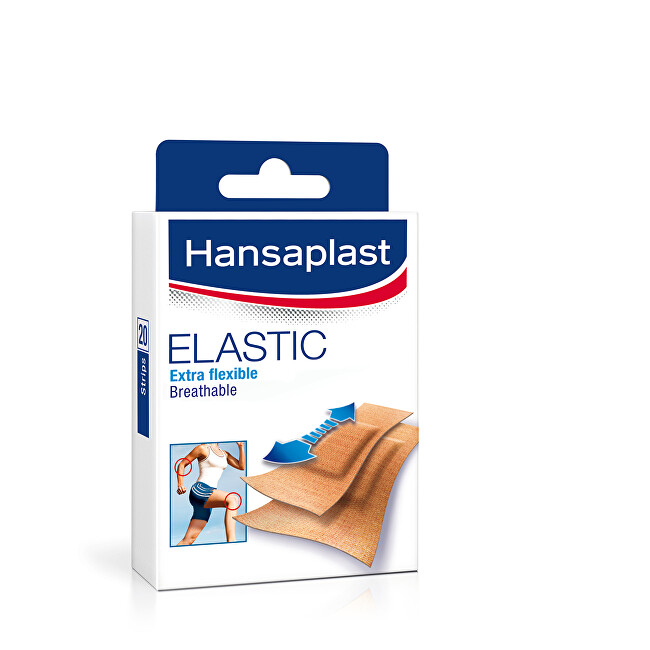 Hansaplast Elastic náplasť 20 ks