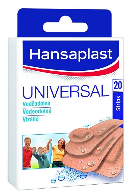 Hansaplast Universal Vodeodolná náplasť 20 ks