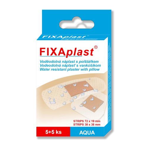FIXAplast Náplasť FIXAPLAST AQUA - strip 10 ks vodeodolná