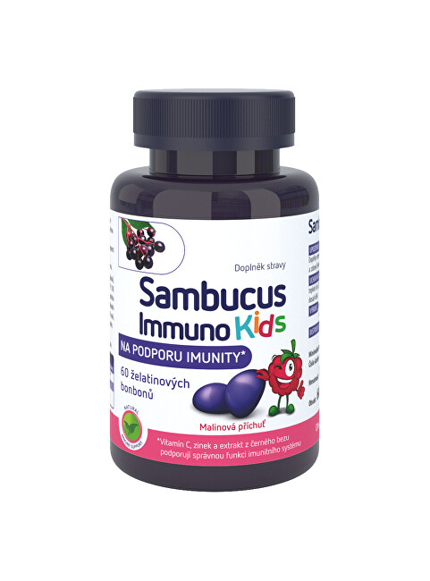 Sambucus Immuno Kids Sambucus Immuno Kids želatínové cukríky 60 kusov