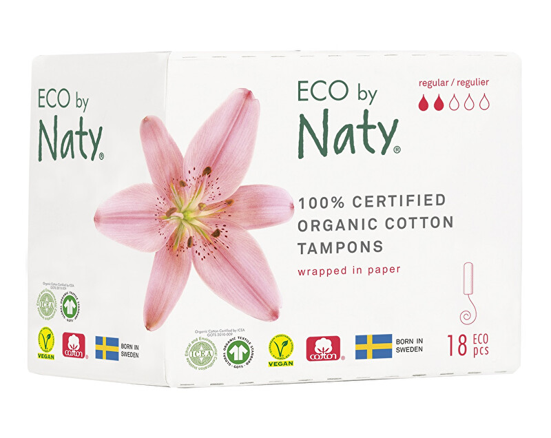 Eco by Naty Dámské tampóny ECO by Naty  - normal (18 ks)