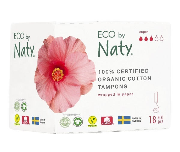 Eco by Naty Dámské tampóny ECO by Naty  - super (18 ks)