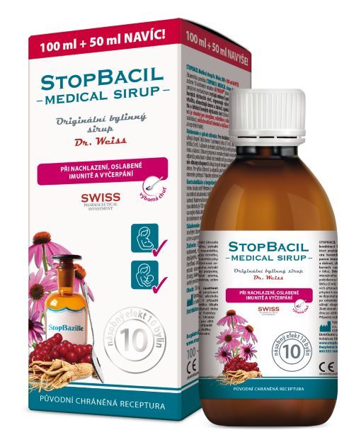 Simply You StopBacil Medical sirup Dr. Weiss 100 ml   50 ml ZADARMO