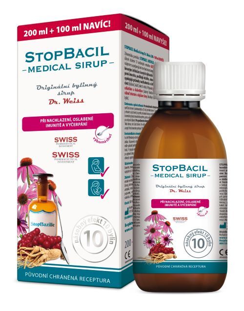Simply You StopBacil Medical sirup Dr. Weiss 200 ml   100 ml ZADARMO