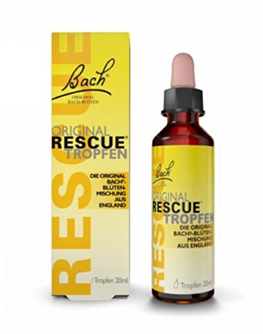 Bachovy květové esence Rescue® Remedy krízové kvapky s obs. alkoholu 20 ml