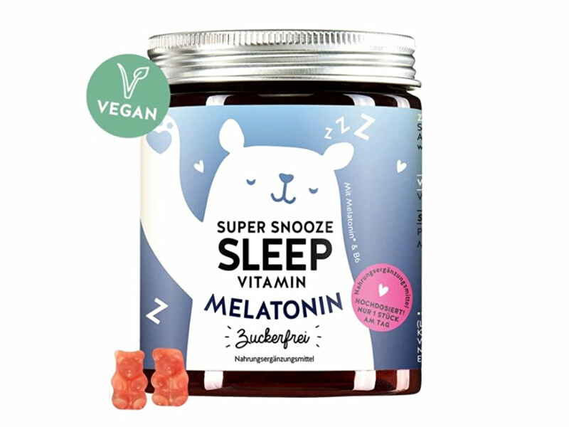 Bears With Benefits Vitamíny pre spánok s melatonínom bez cukru Super Snooz Sleep 60 ks