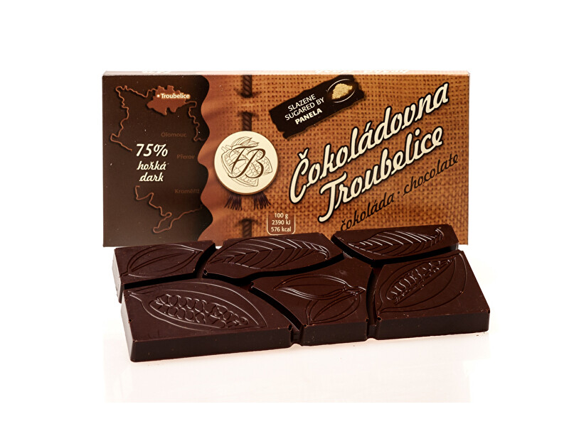 Čokoládovna Troubelice Horká čokoláda 75% 45 g