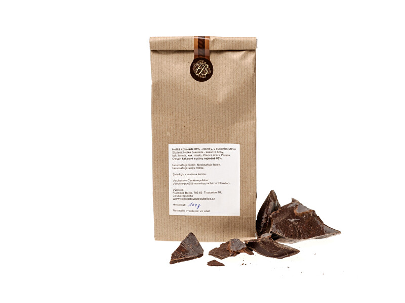 Čokoládovna Troubelice Horká čokoláda zlomky 83% 200 g