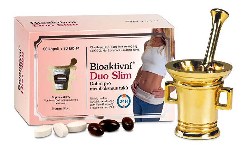 Pharma Nord Bioaktívny Duo Slim 30 tabliet   60 kapsúl NEW