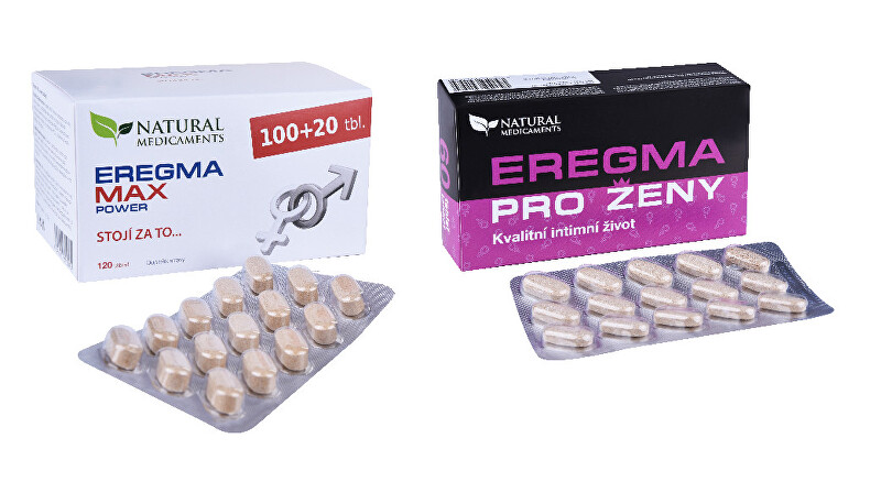 Natural Medicaments Eregma pre ženy 60 tabliet   Eregma MAX power 100   20 tabliet ZD ARMA