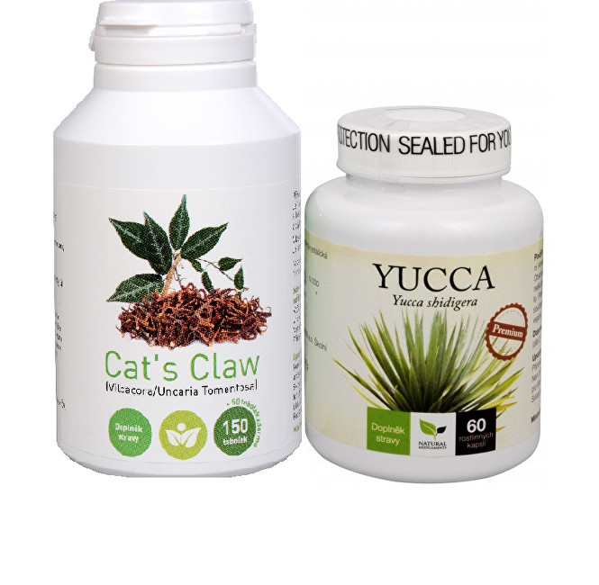 Odporúčaná kombinácia produktov Na Detoxikáciu - Cats Claw   Yucca