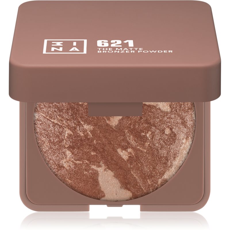 3INA The Bronzer Powder kompaktný bronzujúci púder odtieň 621 Glow Sand 7 g