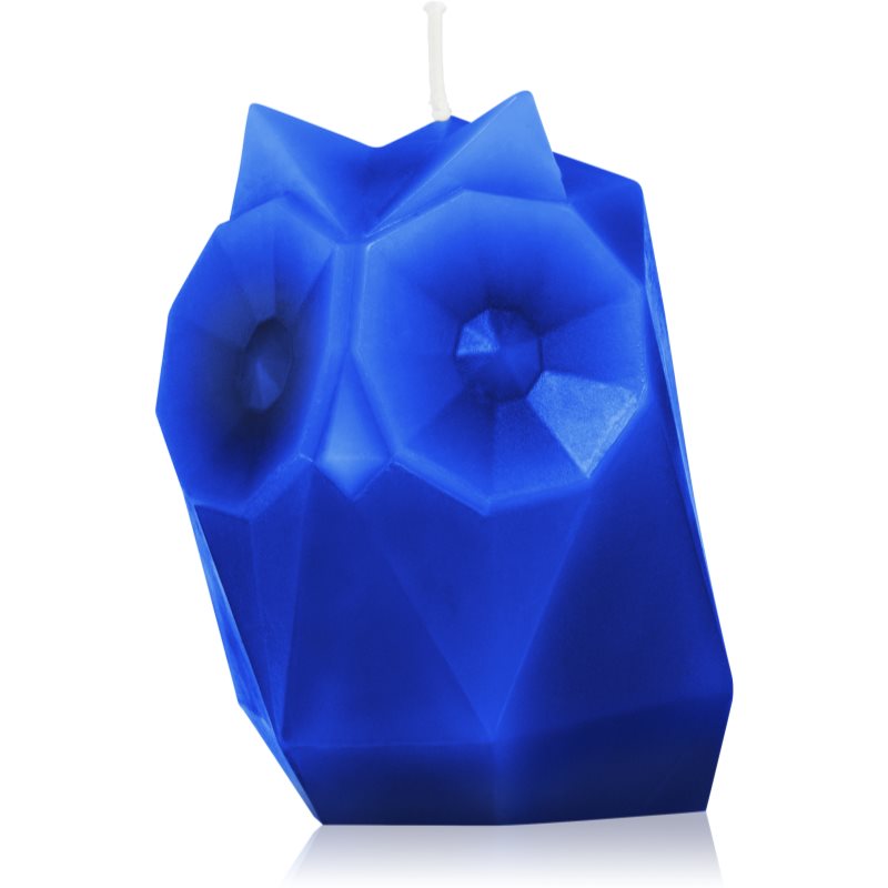 54 Celsius PyroPet UGLA (Owl) dekoratívna sviečka I. Electric Blue 11 cm