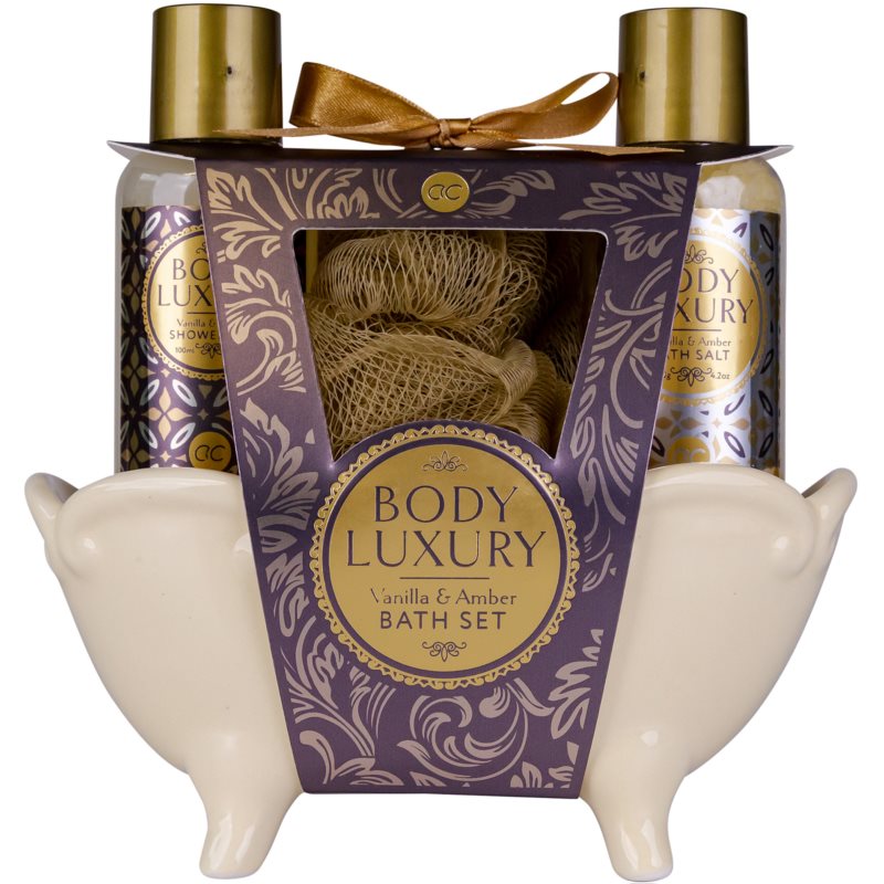 Accentra Body Luxury Vanilla  Amber darčeková sada (do kúpeľa)