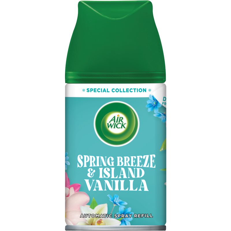 Air Wick Freshmatic Spring Breeze  Island Vanilla osviežovač vzduchu náhradná náplň 250 ml