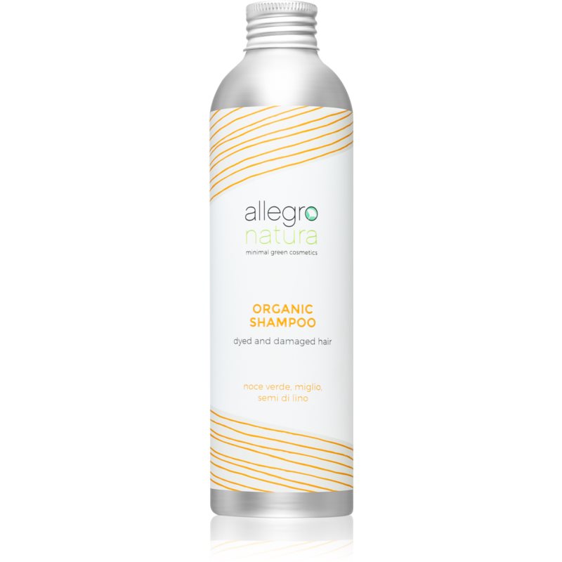 Allegro Natura Organic rozjasňujúci a posilňujúci šampón pre farbené vlasy 250 ml