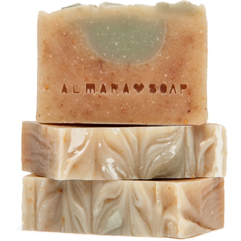 Almara Soap Natural Lemon Tea Tree prírodné tuhé mydlo pre mastnú a problematickú pleť 90 g