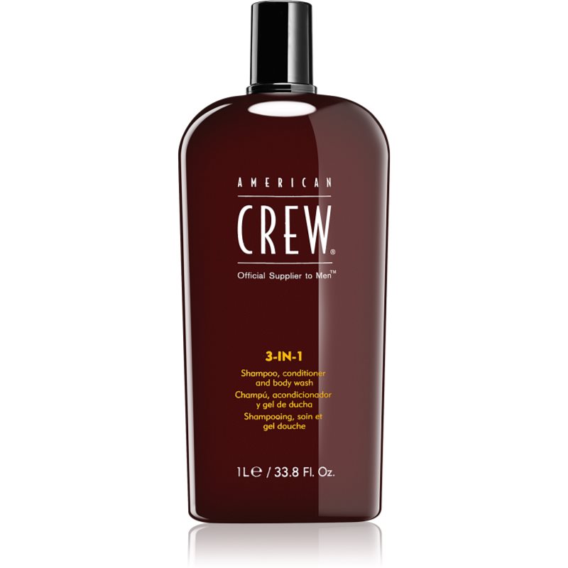 American Crew Hair  Body 3-IN-1 šampón, kondicionér a sprchový gél 3 v 1 pre mužov 1000 ml