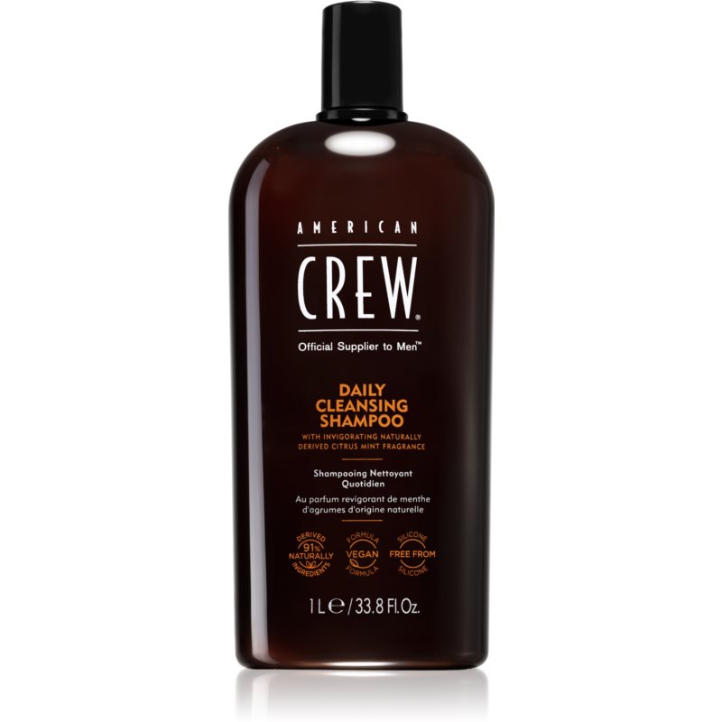 American Crew Daily Cleansing Shampoo čistiaci šampón pre mužov 1000 ml