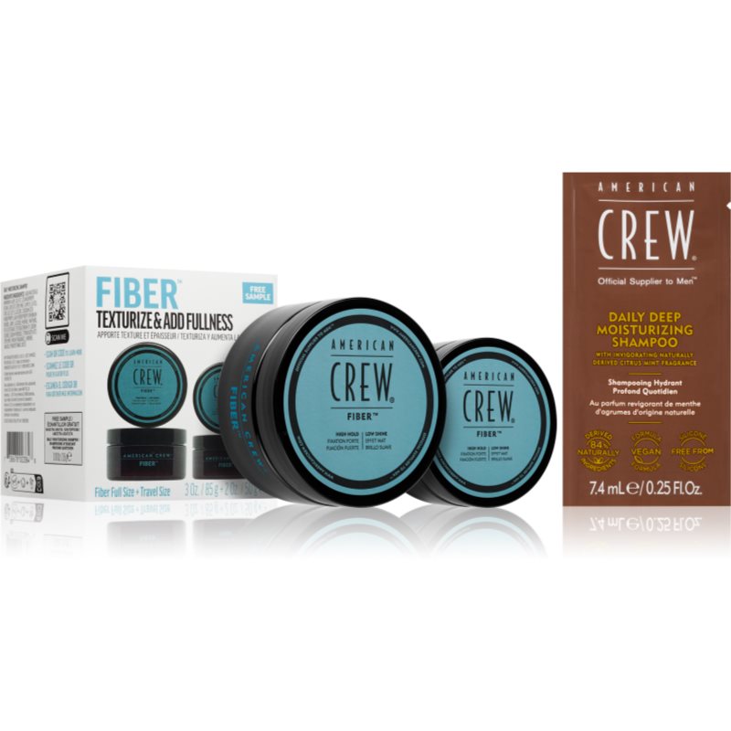American Crew Fiber Duo Gift Set sada (na vlasy ) pre mužov