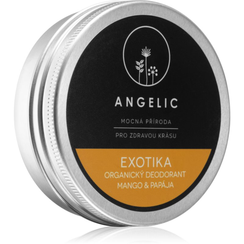 Angelic Organický deodorant Exotica Mango  Papaya krémový dezodorant v BIO kvalite 50 ml