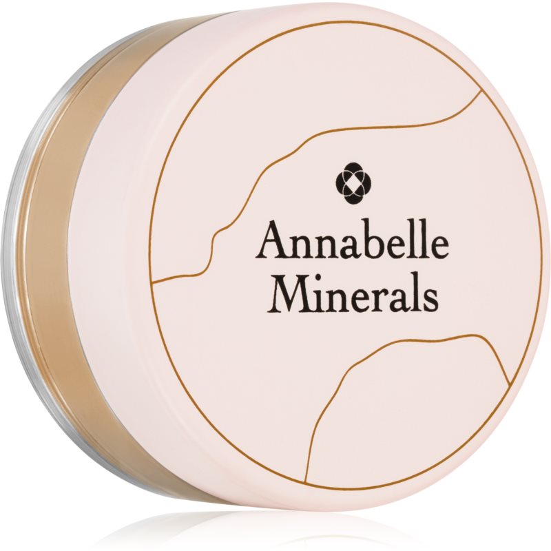 Annabelle Minerals Radiant Mineral Foundation minerálny púdrový make-up pre rozjasnenie pleti odtieň Golden Light 4 g