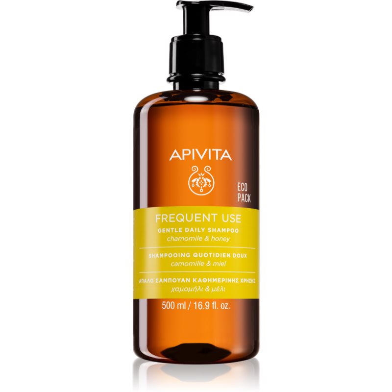 Apivita Frequent Use Chamomile  Honey šampón pre každodenné umývanie vlasov 500 ml