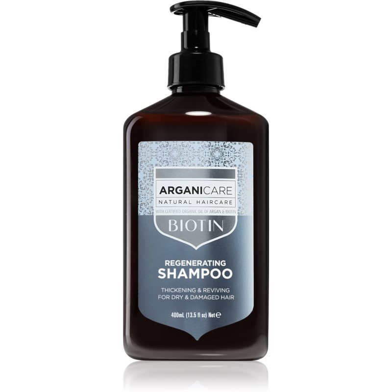 Arganicare Biotin Regenerating Shampoo šampón pre jemné vlasy s biotínom 400 ml