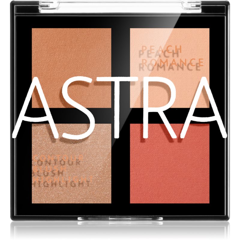 Astra Make-up Romance Palette kontúrovacia paletka na tvár na tvár odtieň 01 Peach Romance 8 g