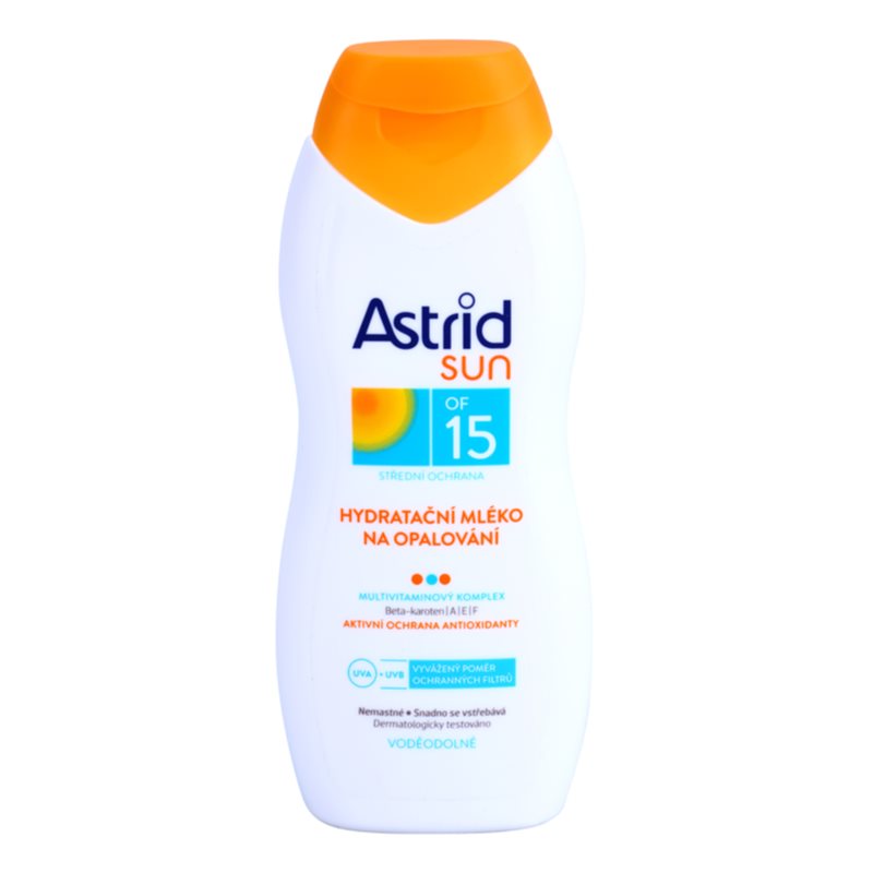 Astrid Sun hydratačné mlieko na opaľovanie SPF 15 200 ml