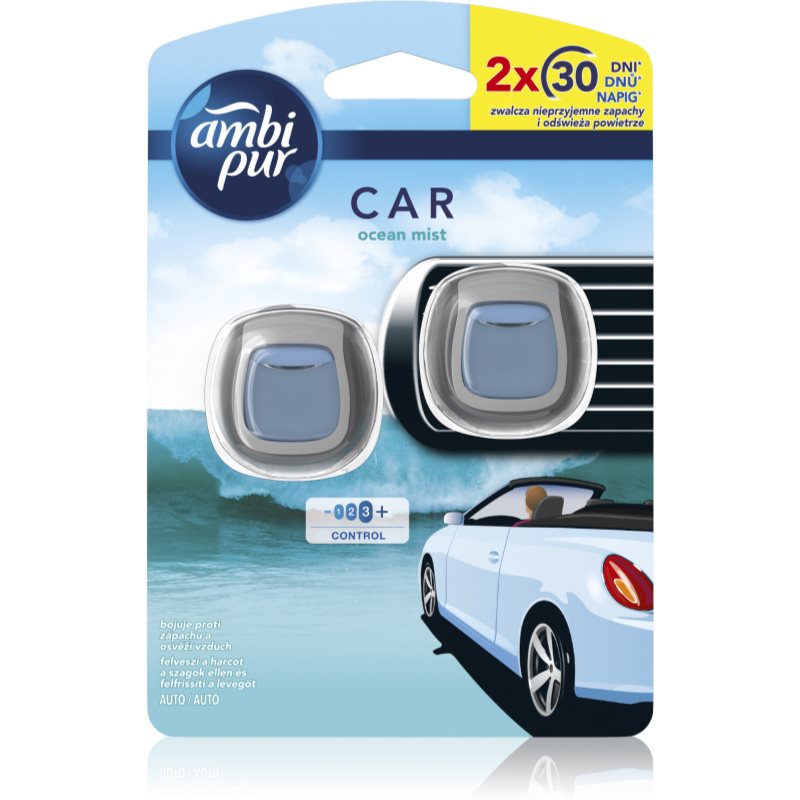 AmbiPur Car Ocean osviežovač vzduchu do auta 2x2 ml