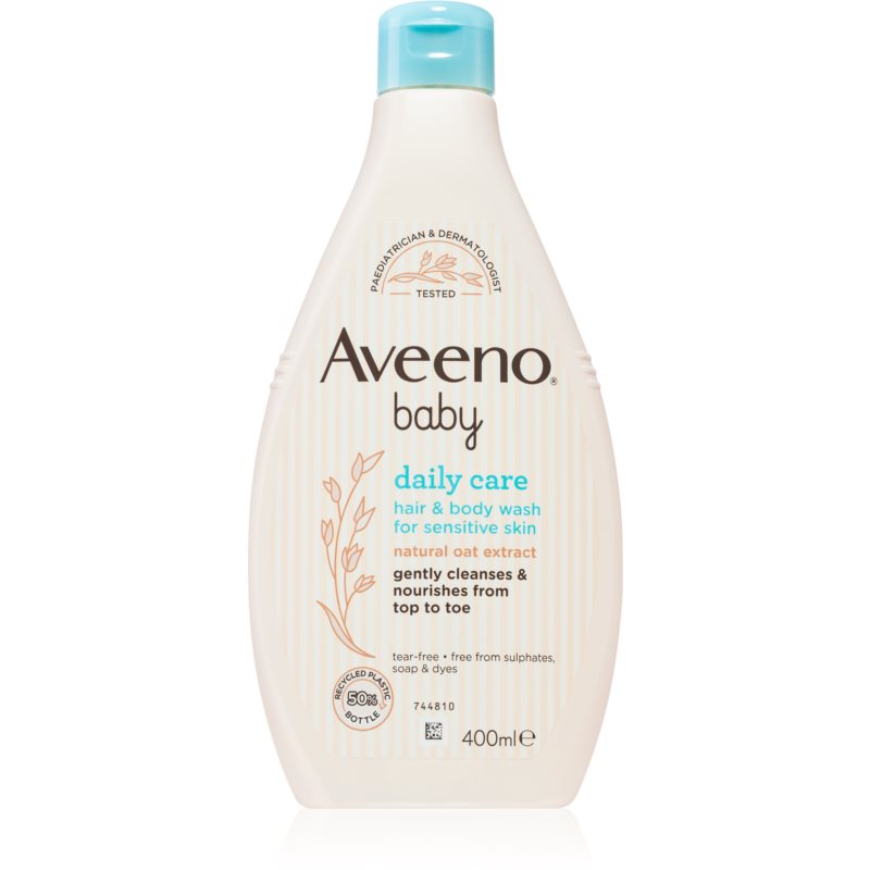 Aveeno Baby HairBody Wash detský šampón na vlasy a telo 400 ml