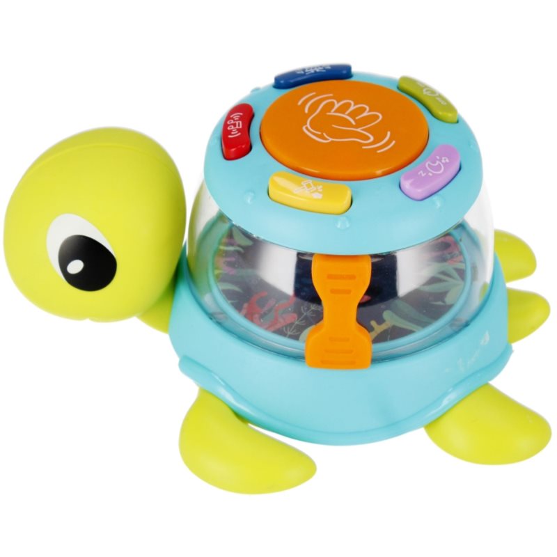 Bam-Bam Music Toy aktivity hračka s melódiou 18m Turtle 1 ks