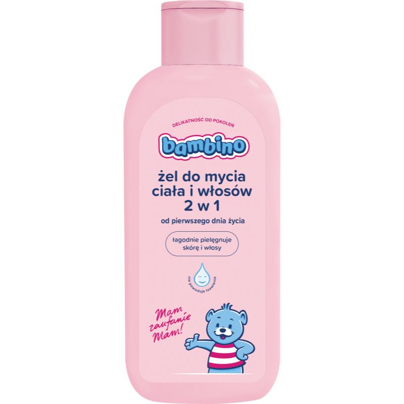 Bambino Baby Body  Hair šampón a umývací gél 2 v 1 pre deti od narodenia 400 ml