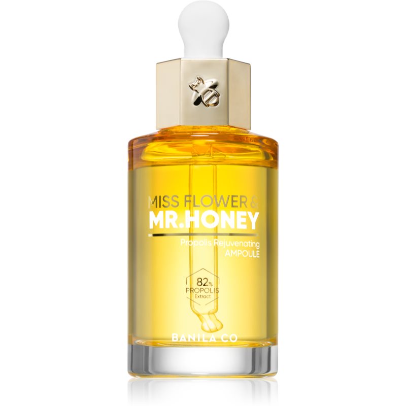 Banila Co. Miss Flower  Mr. Honey Propolis Rejuvenating intenzívne omladzujúce sérum pre vyhladenie pleti a minimalizáciu pórov 50 ml