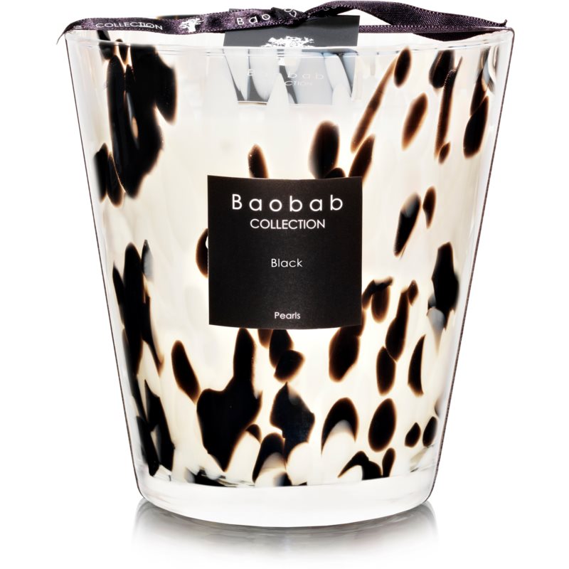 Baobab Collection Pearls Black vonná sviečka 16 cm