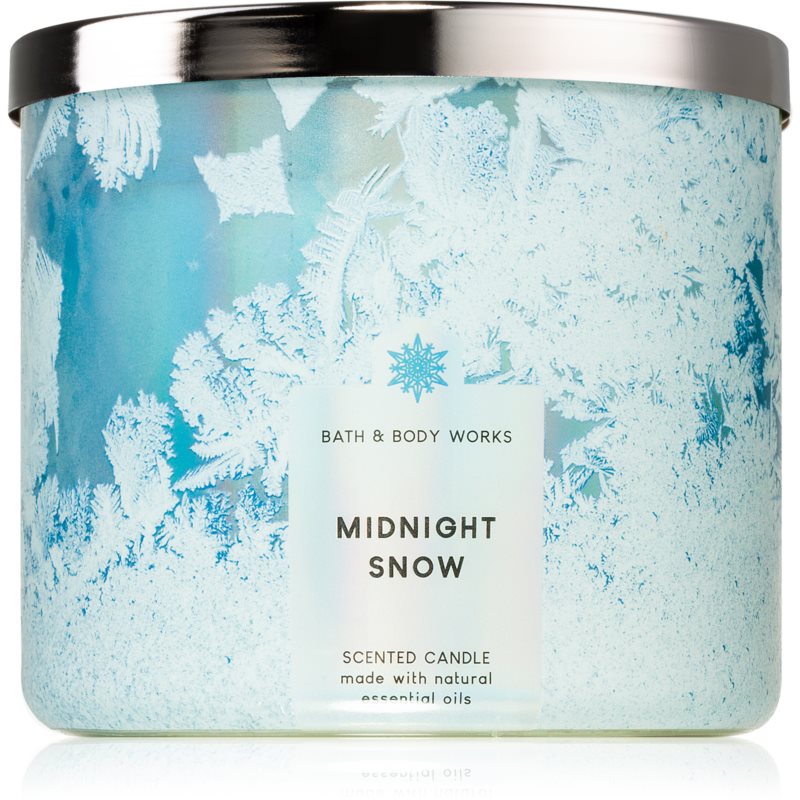 Bath  Body Works Midnight Snow vonná sviečka 411 g