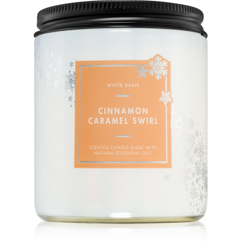 Bath  Body Works Cinnamon Caramel Swirl vonná sviečka 198 g