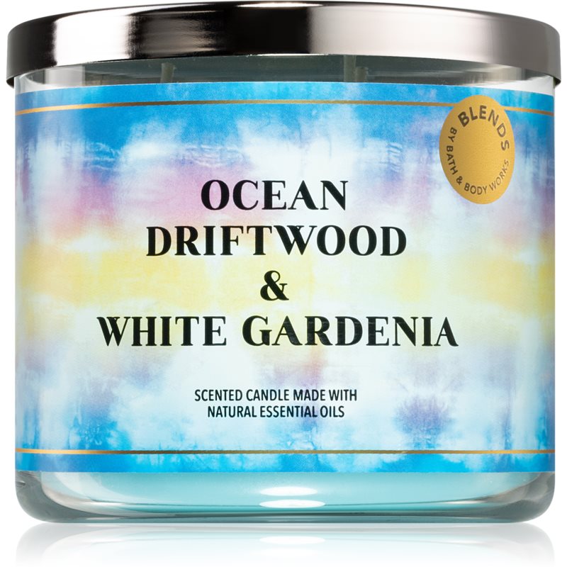 Bath  Body Works Ocean Driftwood  White Gardenia vonná sviečka 411 g