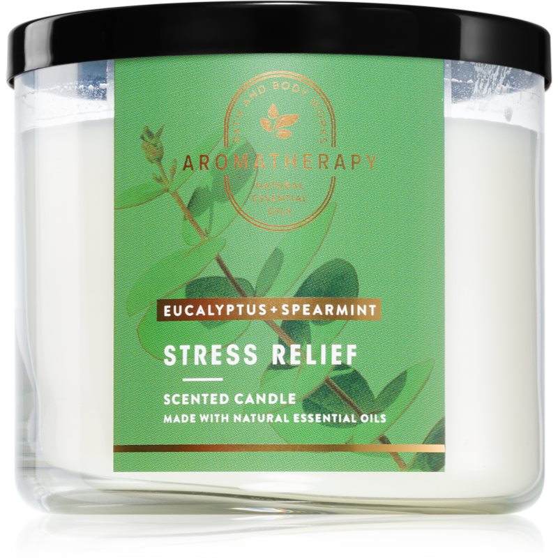Bath  Body Works Eucalyptus Spearmint vonná sviečka Stress Relief 411 g