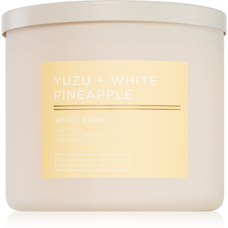 Bath  Body Works Yuzu  White Pineapple vonná sviečka 411 g
