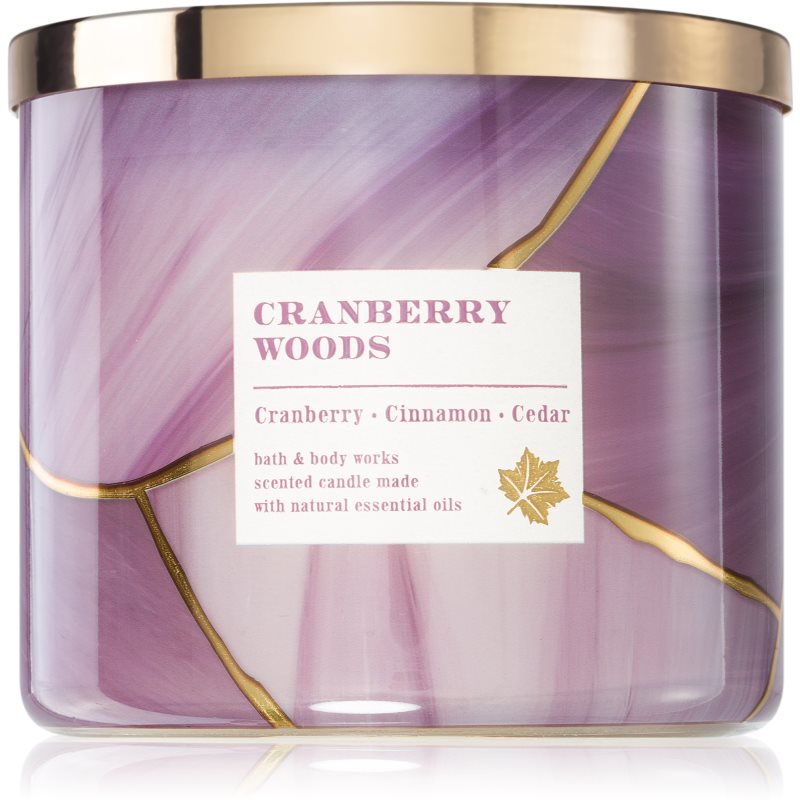Bath  Body Works Cranberry Woods vonná sviečka 411 g