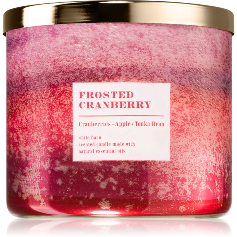 Bath  Body Works Frosted Cranberry vonná sviečka 411 g