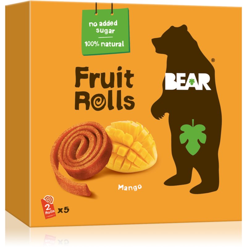 BEAR Fruit Rolls Mango ovocné rolky 5x20 g