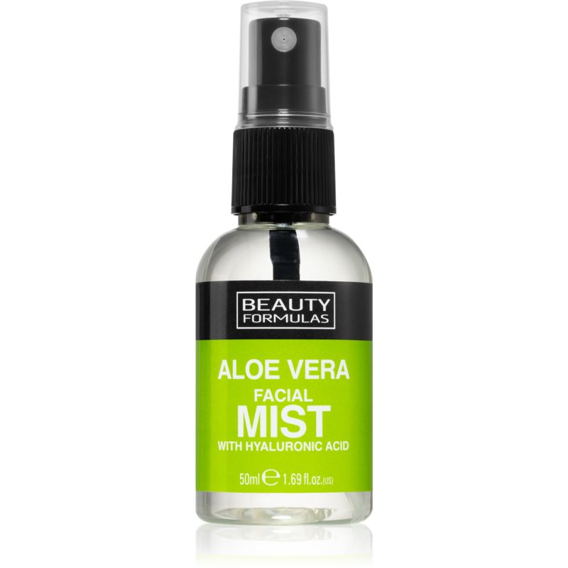 Beauty Formulas Aloe Vera pleťová hmla s osviežujúcim účinkom 50 ml