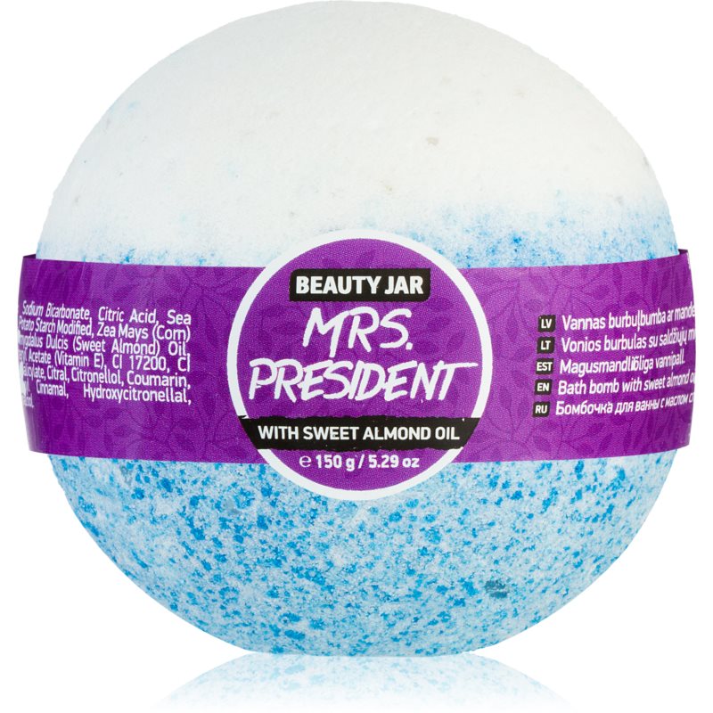 Beauty Jar Mrs. President bomba do kúpeľa s mandľovým olejom 150 g