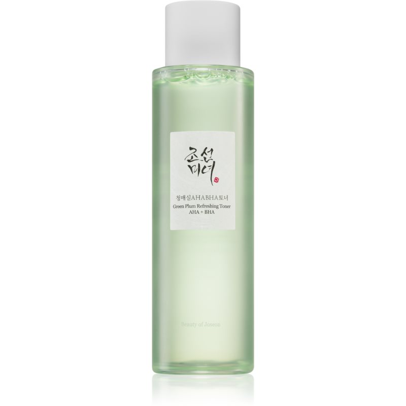 Beauty Of Joseon Green Plum Refreshing Toner AHA  BHA jemné exfoliačné tonikum na každodenné použitie 150 ml