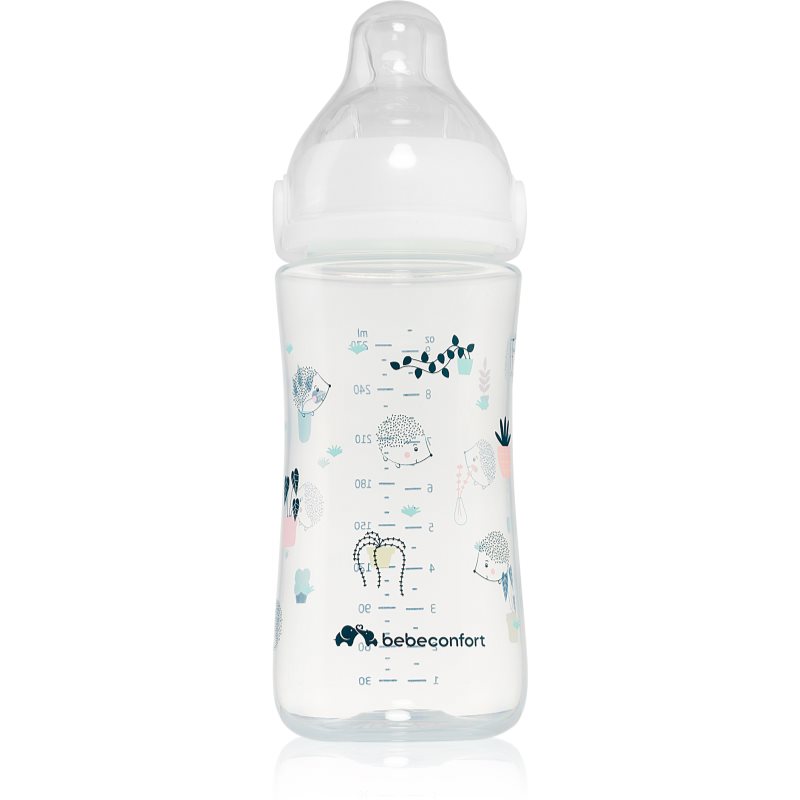 Bebeconfort Emotion Physio White dojčenská fľaša 0-12 m 270 ml