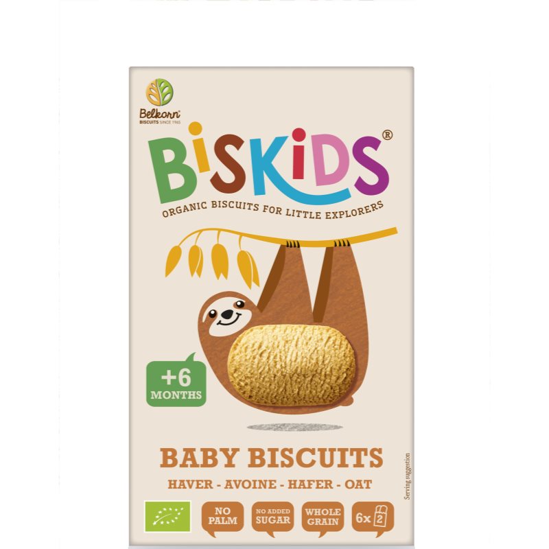 Belkorn Biskids Baby Biscuits sušienky Oat 120 g