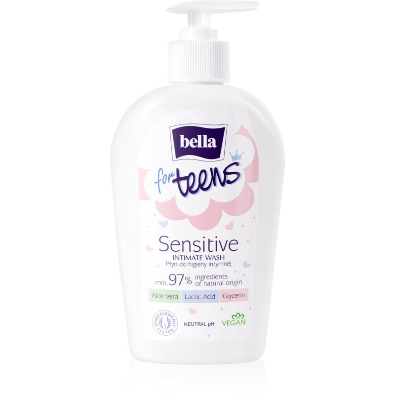 BELLA For Teens Sensitive gél na intímnu hygienu pre dievčatá 300 ml